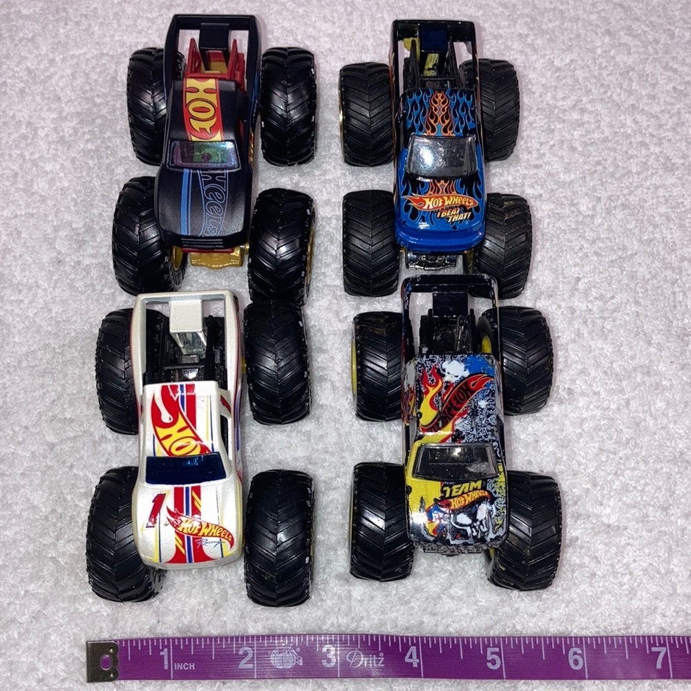 Hotwheels pickup truck monster trucks